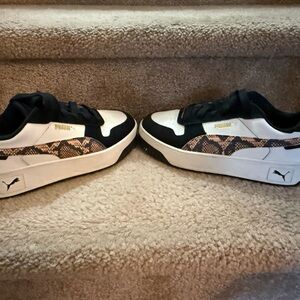 Puma Black and White Sneakers